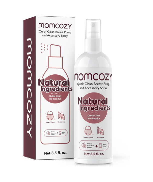 MOMCOZY QUICK CLEAN BREAST PUMP & ACCESORY SPRAY 250ml