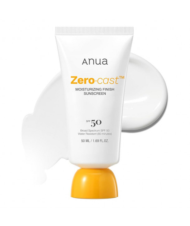 Anua Zero-Cast Moisturizing Finish Sunscreen 50ml