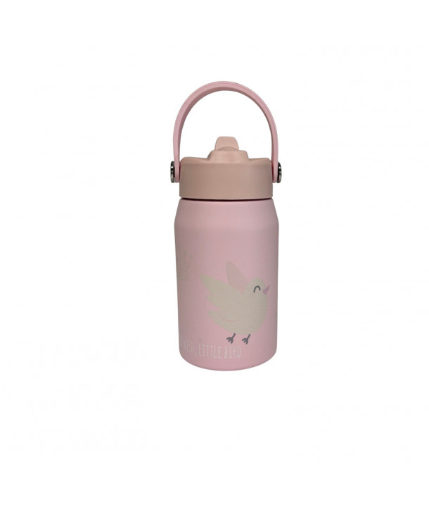 ABO Ανοξείδωτο Μπουκάλι-Θερμός 350ml με Χερούλι – MAKE A WISH LITTLE BIRD