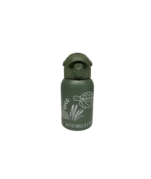ABO STAINLESS STEEL THERMAL BOTTLE 350ml – IN A FAST WORLD BE A TURTLE