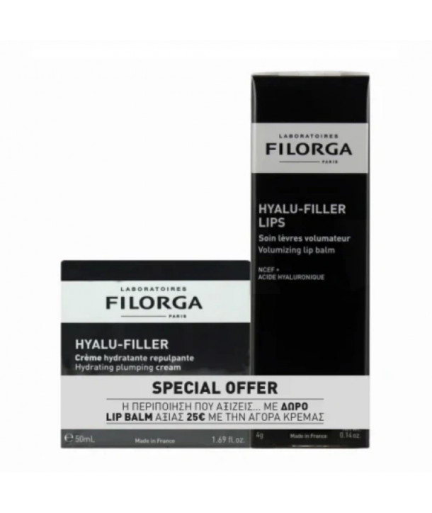 FILORGA PROMO HYALU FILLER CREAM 50ml & HYALU FILLER LIPS 4gr