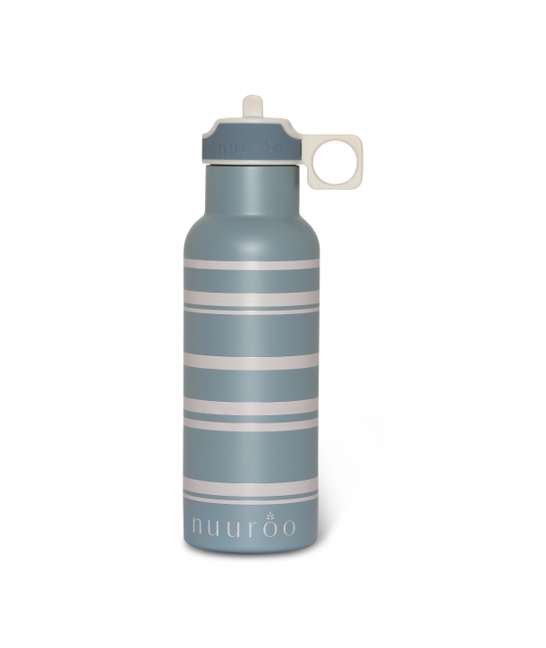 NUUROO Conrad STAINLESS STEEL BOTTLE 500ml - Blue stripe