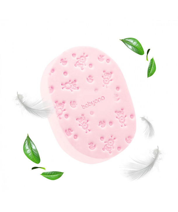 BabyOno Παιδικό Σφουγγάρι Μπάνιου, 1τεμ PINK