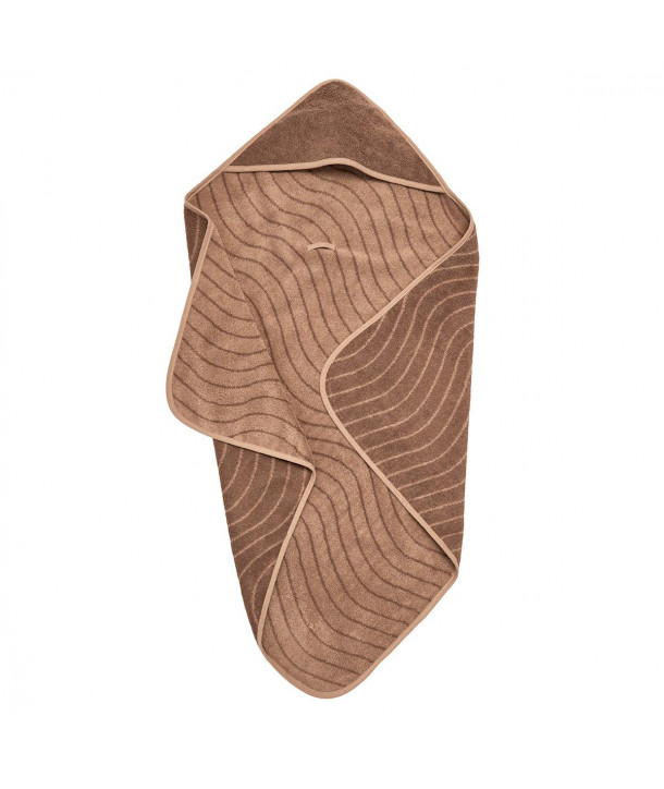 Leander Woodland μπουρνουζοπετσέτα Hoodie, Clay