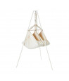 MEMBANTU Twin baby hammock with cradle bouncer