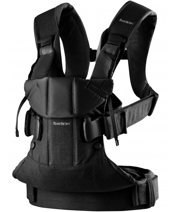 BABYBJORN Baby Carrier One WOVEN BLACK
