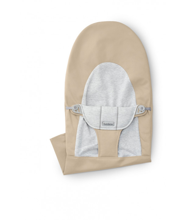 BabyBjorn Αντ/κό Ύφασμα Ριλάξ Woven/Jersey, Beige Gray