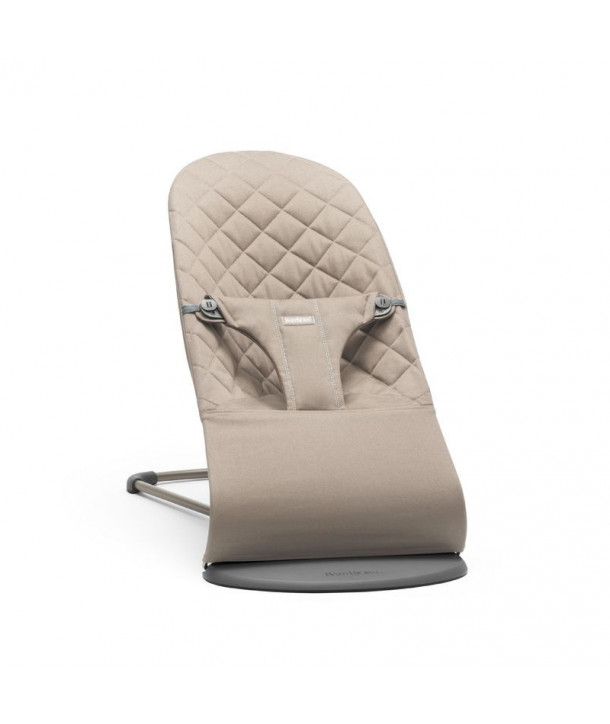 BabyBjorn BOUNCER Bliss, Woven, Classic quilt, Sand Grey