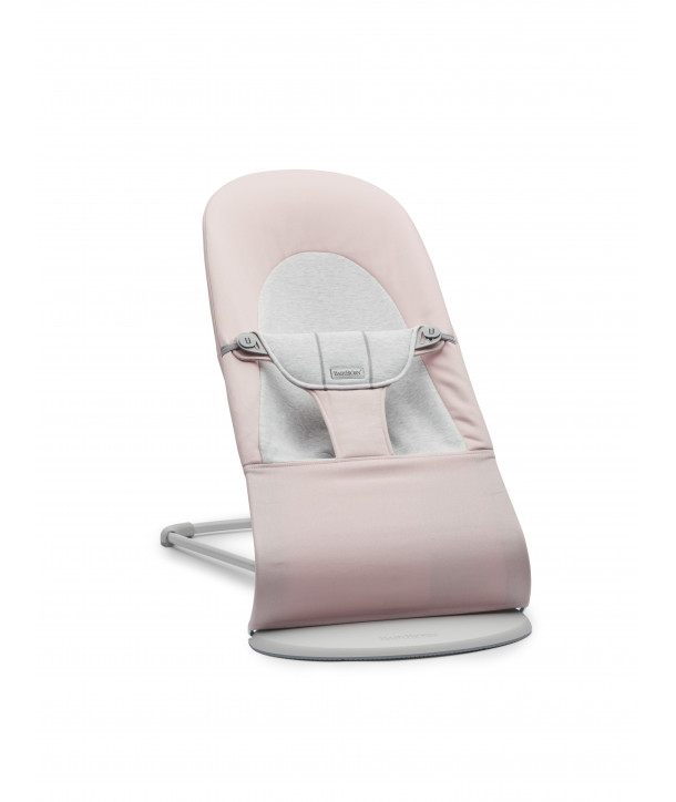 BabyBjorn Ριλάξ Balance Soft, Woven/Jersey, Light Pink/Grey