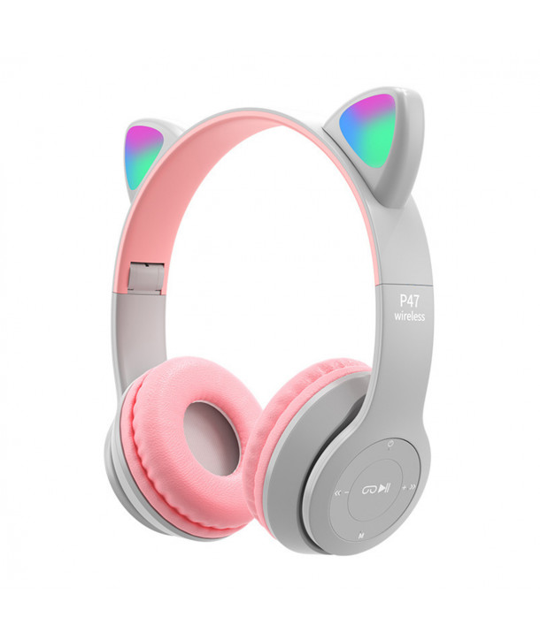 ATHYRMA TOYS WIRELESS FOLDABLE HEADPHONES GREY