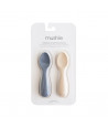 MUSHIE TODDLER STARTER SPOONS Tradewinds/Shifting Sand