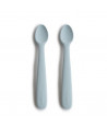 MUSHIE SILICONE SPOONS POWDER BLUE