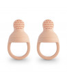 MUSHIE Σετ 2 Τροφοδότες Φαγητού Σιλικόνης Blush
