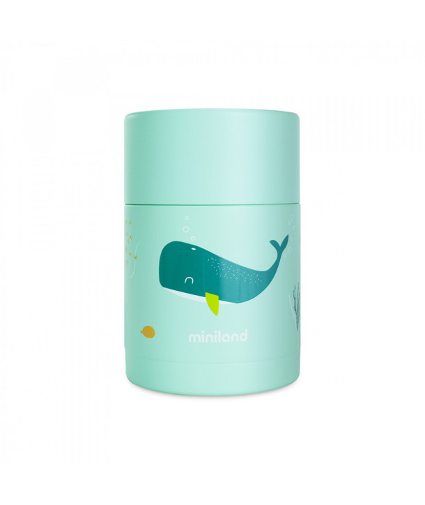 MINILAND FOOD THERMOS 600 ML OCEAN WHALE
