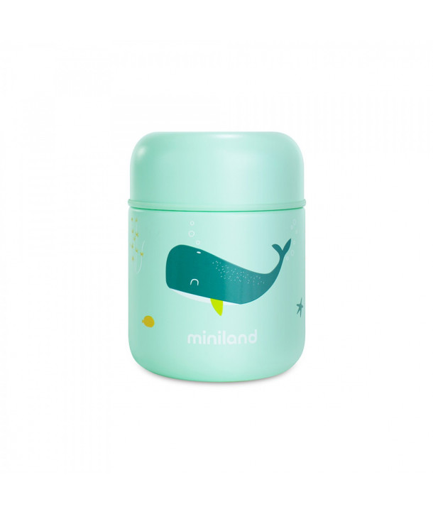 MINILAND FOOD THERMOS MINI 280 ML OCEAN WHALE
