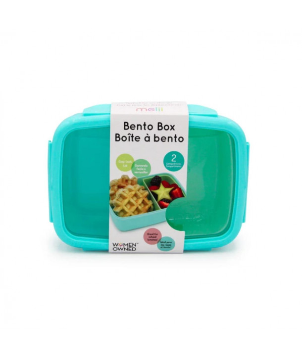Melii – Bento 2 θέσεων 880ml LIME MINT BLUE