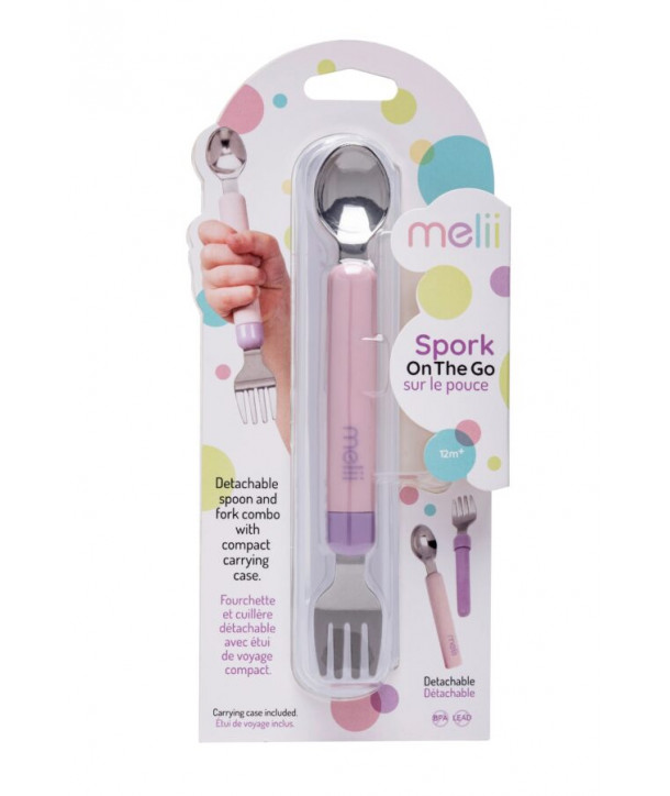 Melii – Spork On the Go Pink/Purple