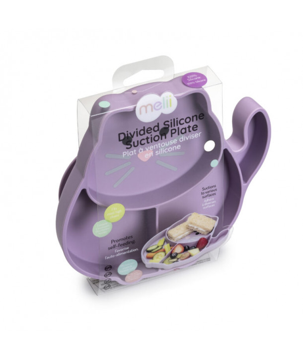 MELII DIVIDED SILICONE SUCTION PLATE CAT