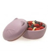 MELII SILICONE BOWL WITH LID CAT