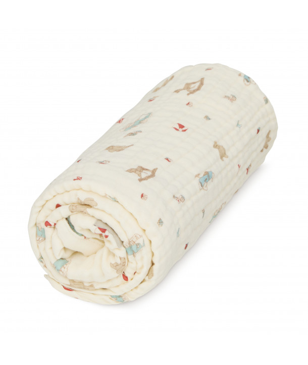 Cam Cam Muslin Baby Blanket - GOTS - Vintage Toys