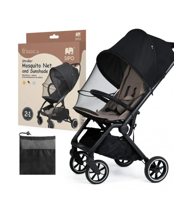 Sipo stroller mosquito net and sunshade
