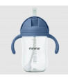 Mininor Straw cup 330ml "Blue Whale"
