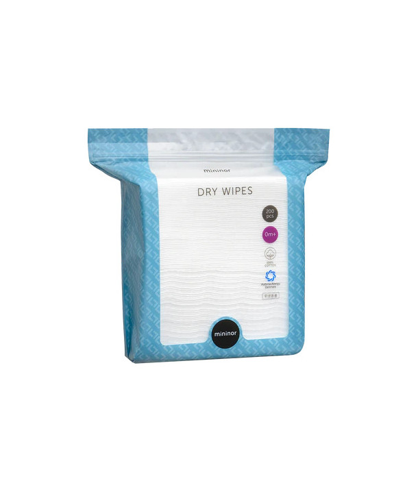 Mininor Dry Wipes 200 pcs