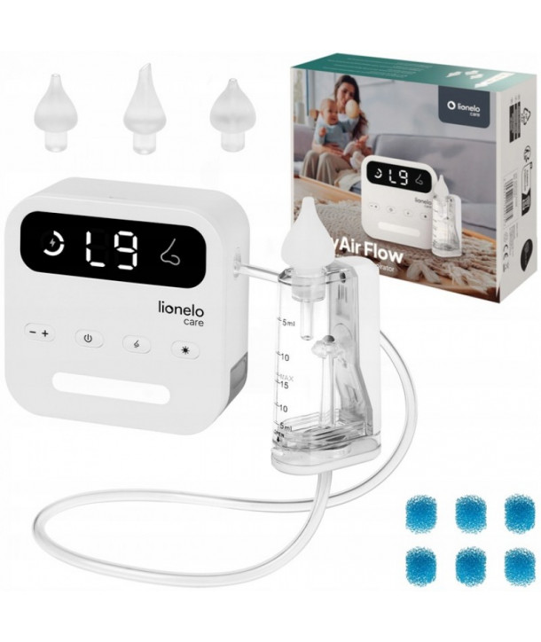 Lionelo BabyAir Flow Ηλεκτρικός Ρινικός Αποφρακτήρας με Φωτάκι