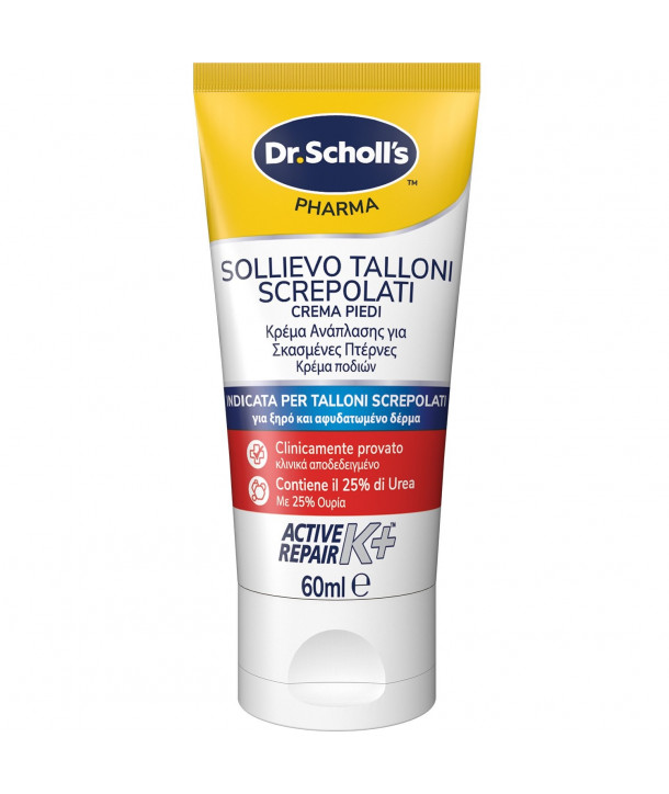 Scholl Κρέμα Ανάπλασης για Σκασμένες Πτέρνες K+, 60ml