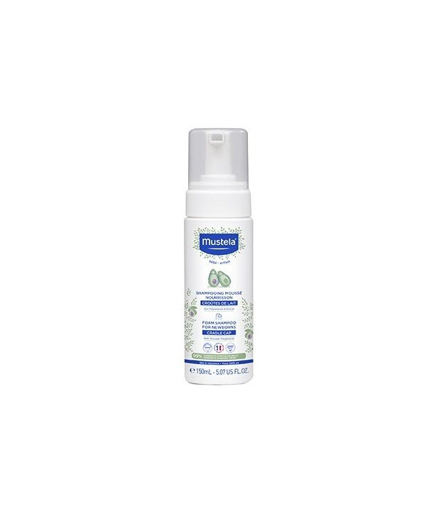 Mustela Foam Shampoo For Newborns, Σαμπουάν σε Μορφή Αφρού για τη Νινίδα 150ml