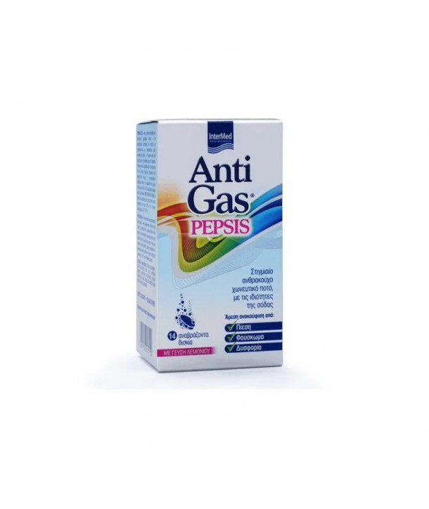 INTERMED ANTI GAS PEPSIS ΓΕΥΣΗ ΛΕΜΟΝΙ 14EFF.TABS