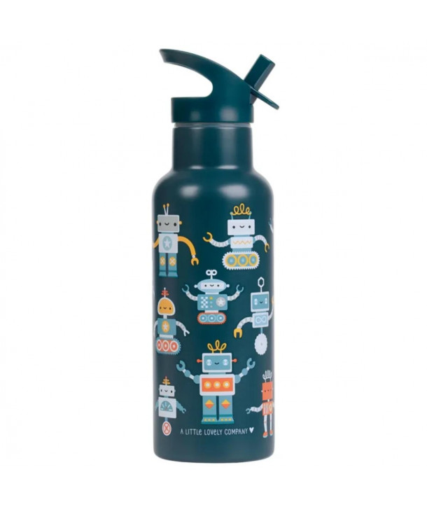 A Little Lovely Company: stainless steel xl drink bottle 500ml – Robots