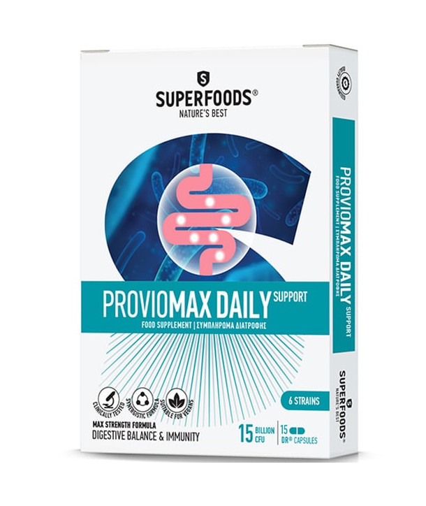 Superfoods Proviomax Daily Support, 15caps