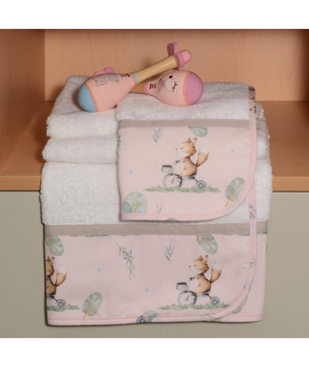 OLIVER BABY Σετ πετσέτες 2 τεμ 100% βαμβάκι 450 γρμ/τμ 30×50 & 70×120 Des.426