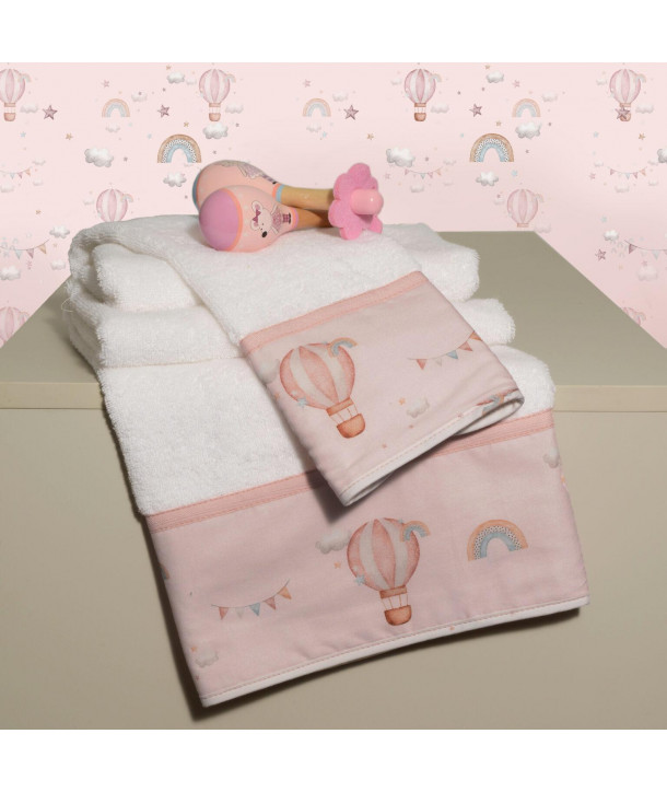 OLIVER BABY Σετ πετσέτες 2 τεμ 100% βαμβάκι 450 γρμ/τμ 30×50 & 70×120 Design 422
