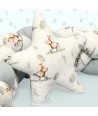 OLIVER BBY Μαξιλάρι Διακοσμητικό Αστέρι 37x37cm Design 423