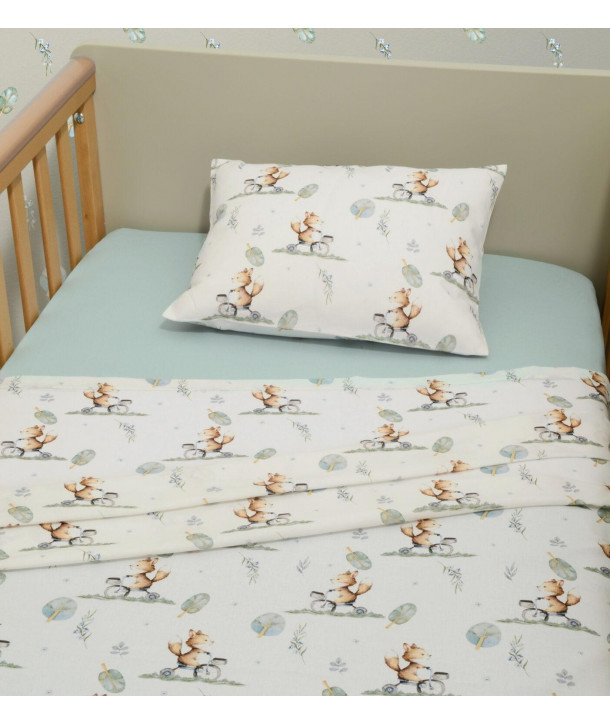 OLIVER BABY Σετ Σεντόνια Κούνιας 3 τεμ.110×170 με Λάστιχο Des.423