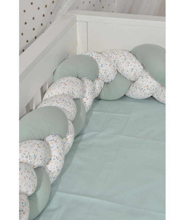 OLIVER BABY Πλεξούδα τριπλή βαμβακερή 20×200 με ειδική εσωτερική επένδυση Design 403