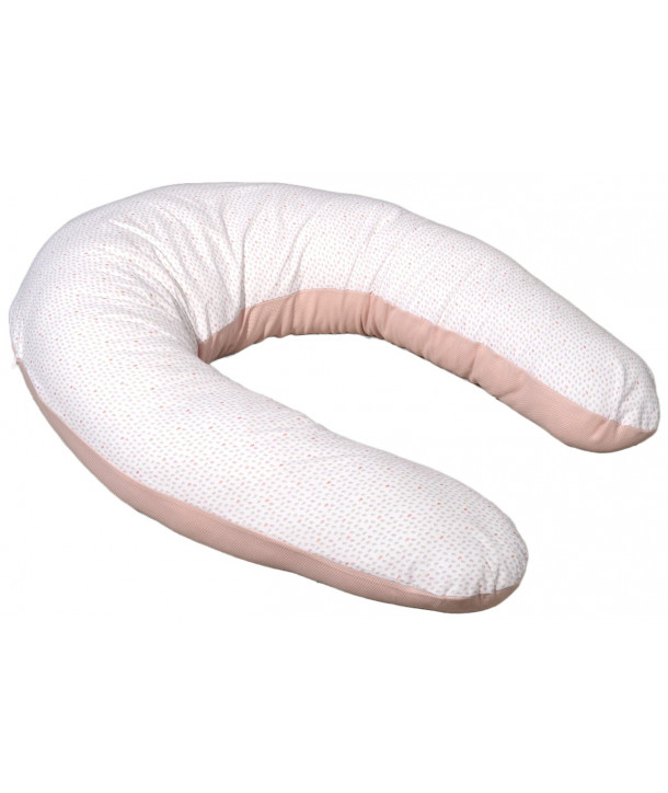 OLIVER BABY Nursing Pillow Dusty Rose with Removable Cover – Design 402