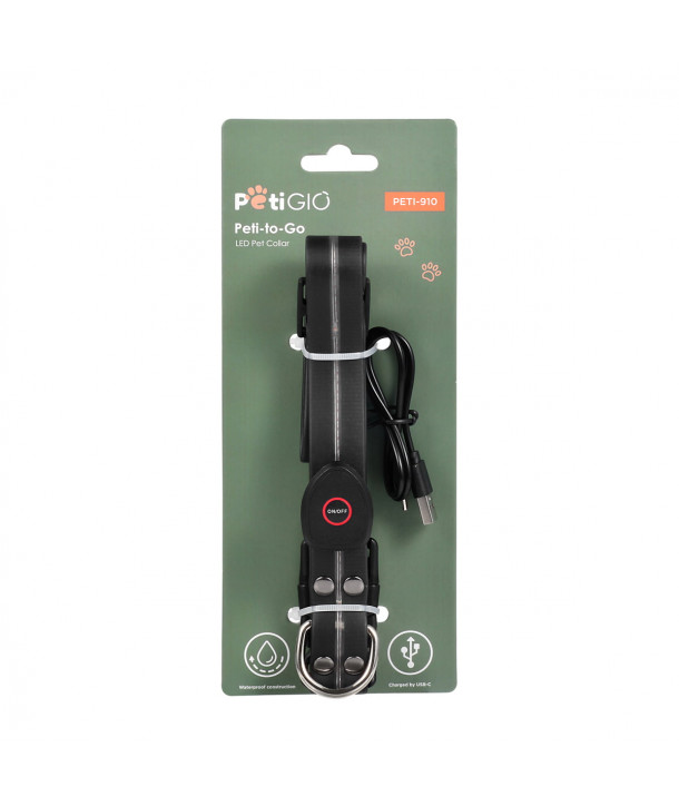 PETIGIO LED ΚΟΛΑΡΟ ΣΚΥΛΟΥ MΕDIUM 41–50 CM