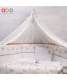 ABO 9-Piece Baby Bedding Set 70x140 - Moon