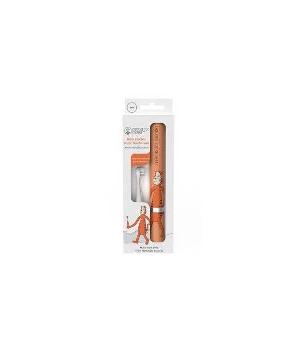 MATCHSTICK MONKEY BABY ELECTRIC SONIC TOOTHBRUSH - TIGER