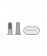 MATCHSTICK MONKEY BABY FINGER TOOTHBRUSH GREY & MINT GREEN