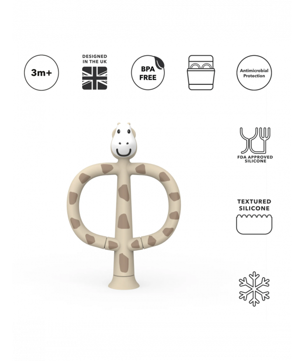 MATCHSTICK MONKEY TRAINING TOOTHBRUSH - GIRAFFE