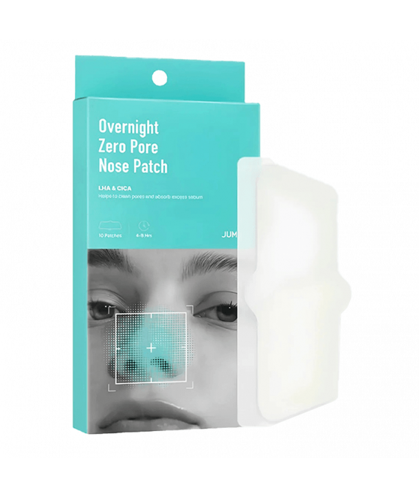 Jumiso Overnight Zero Pore Nose Patch – Επιθέματα Μύτης Νυκτός για Πόρους & Λιπαρότητα 10 τμχ