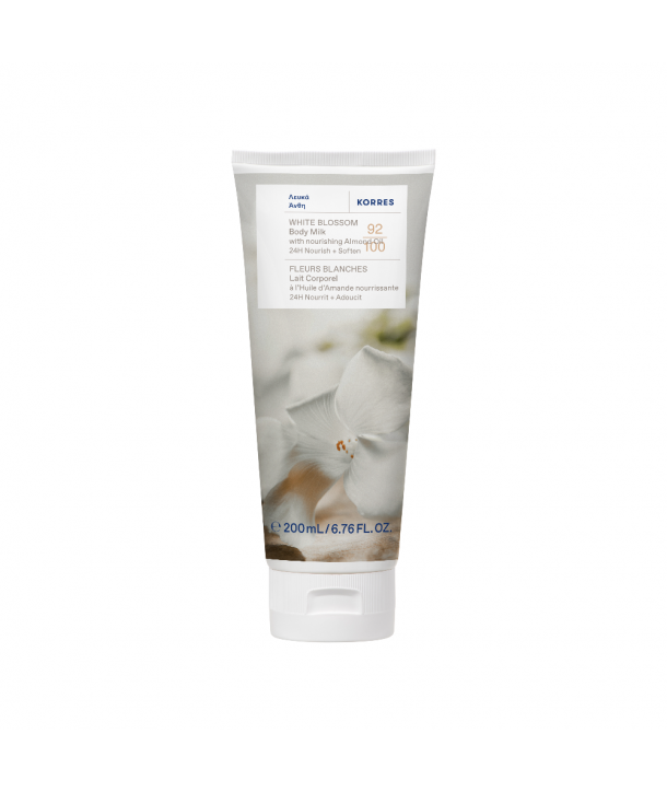 Korres Body Smoothing Milk Ενυδατικό Γαλάκτωμα Σώματος Λευκά Άνθη, 200ml