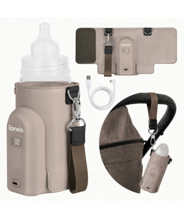 Lionelo Thermup Go Evo Θερμαντήρας Ταξιδίου Beige Taupe