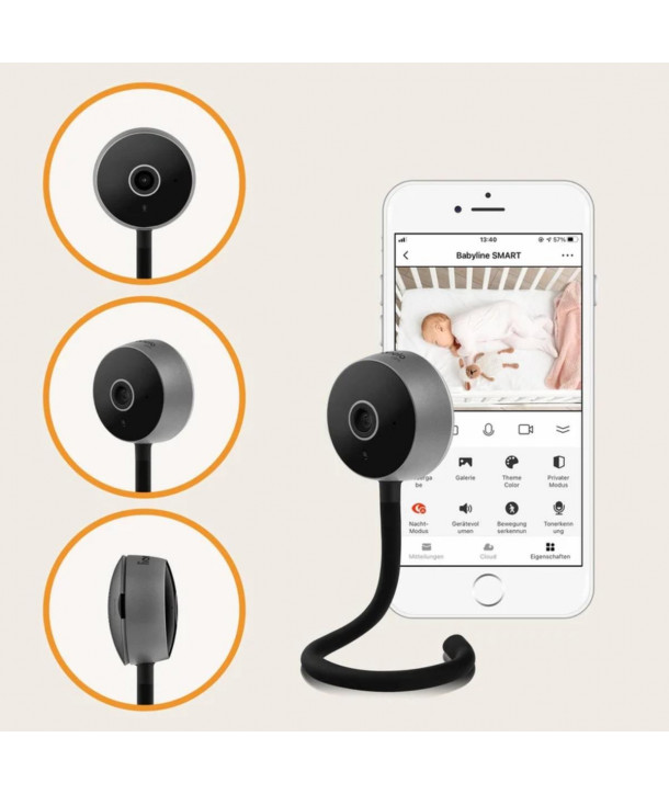 Lionelo Babyline Smart Ενδοεπικοινωνία Black
