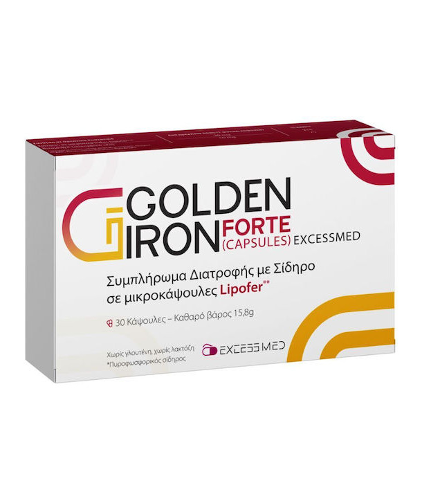 Excess Med Golden Iron Forte 30 CAPS