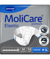 HARTMANN MoliCare Premium Slip Elastic Πάνες Νύχτας Medium 10 Σταγόνων 14τμχ